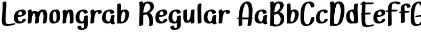 Lemongrab Regular font