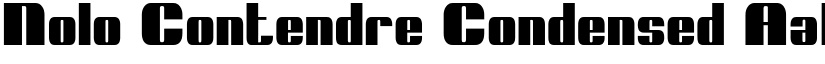 Nolo Contendre Condensed font