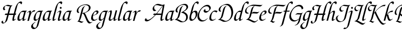 Hargalia Regular font