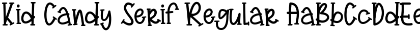 Kid Candy Serif Regular font