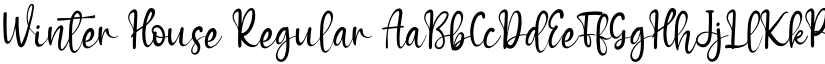 Winter House Regular font