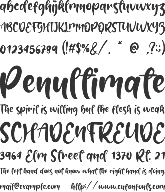 Garden Cottage font preview