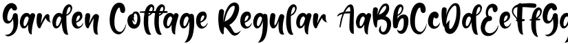 Garden Cottage Regular font