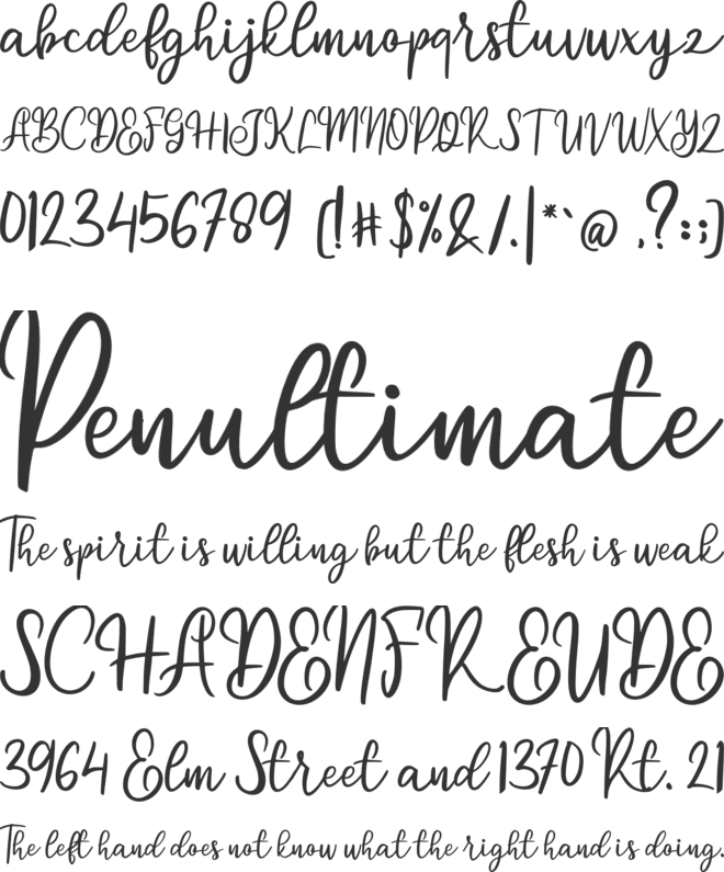 Jissela FREE font preview