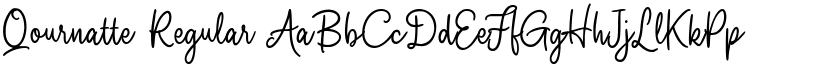Qournatte Regular font