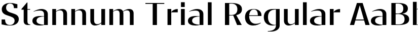 Stannum Trial font download