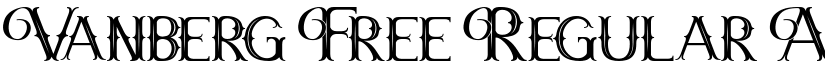 Vanberg Free Regular font