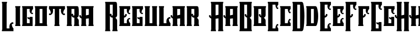 Ligotra Regular font