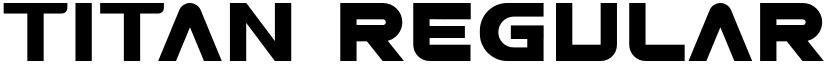TITAN Regular font