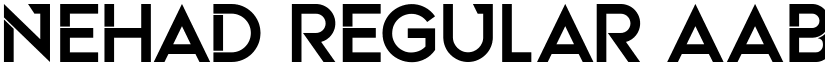 Nehad Regular font