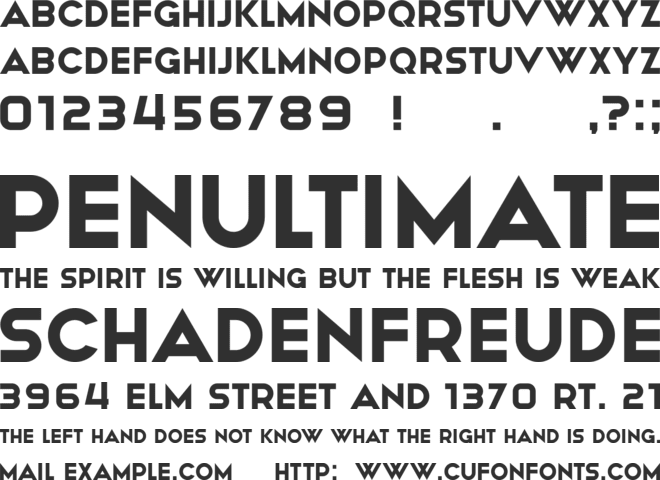 Chewer font preview