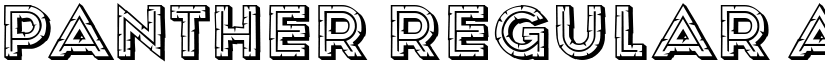 Panther Regular font