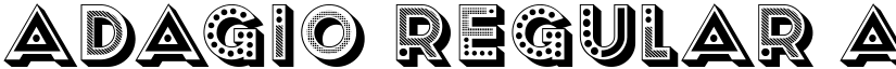 Adagio Regular font