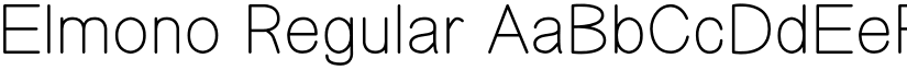Elmono Regular font