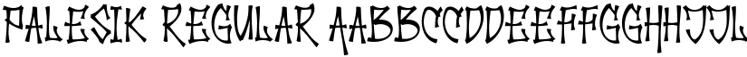 Palesik Regular font