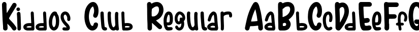 Kiddos Club Regular font