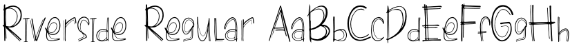Riverside Regular font
