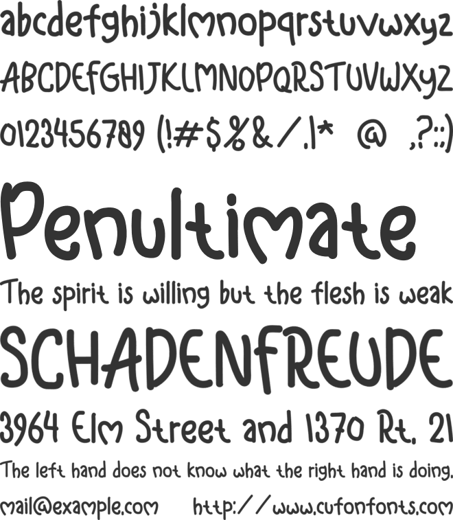 Jelly Fish font preview