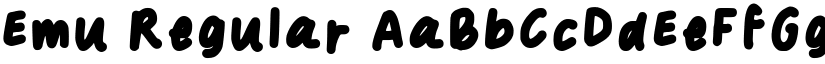 Emu Regular font