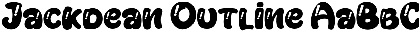 Jackdean Outline font