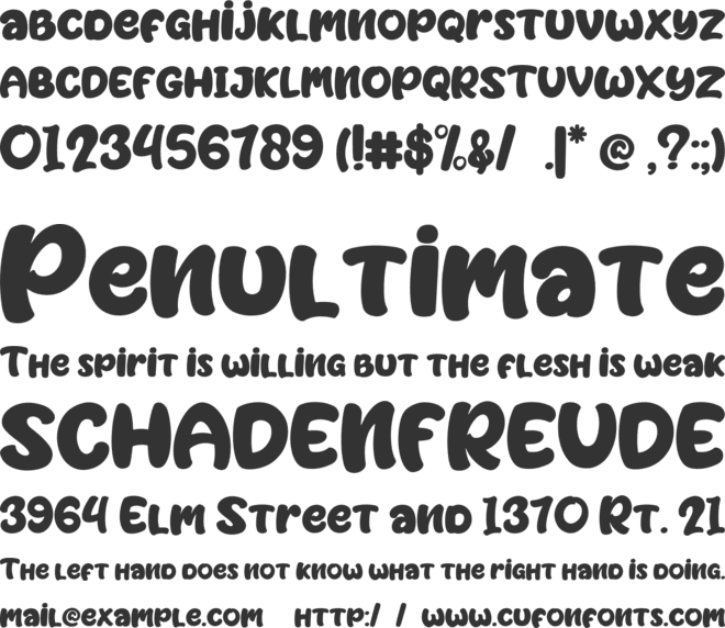 Jackdean font preview