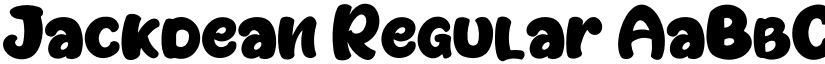 Jackdean Regular font