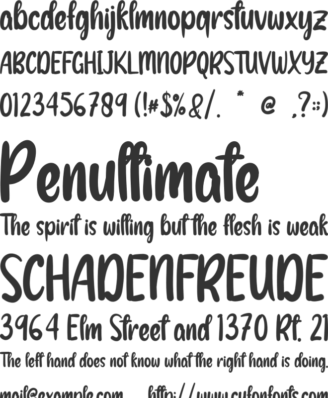 Welcome Newyear font preview