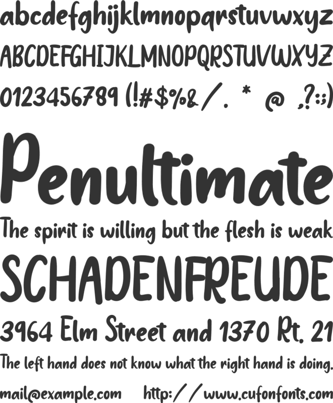 Florida Island font preview