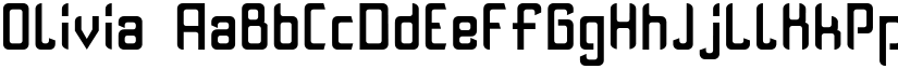 Olivia font