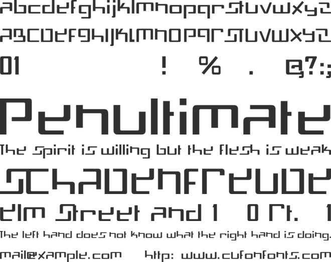 Swiss Mad font preview