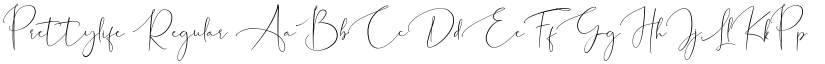 Prettylife Regular font