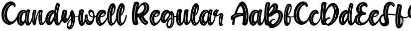 Candywell Regular font