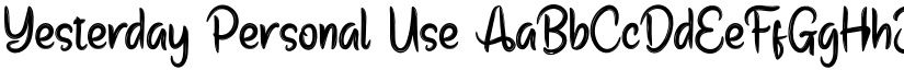 Yesterday font download