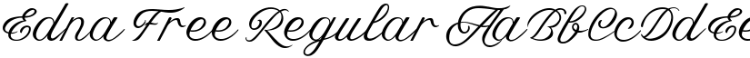 Edna Free Regular font