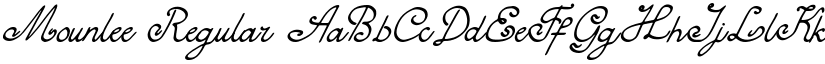 Mounlee font download