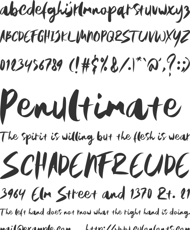 Orleans font preview