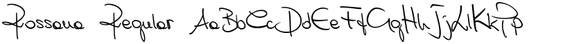 Rossana Regular font
