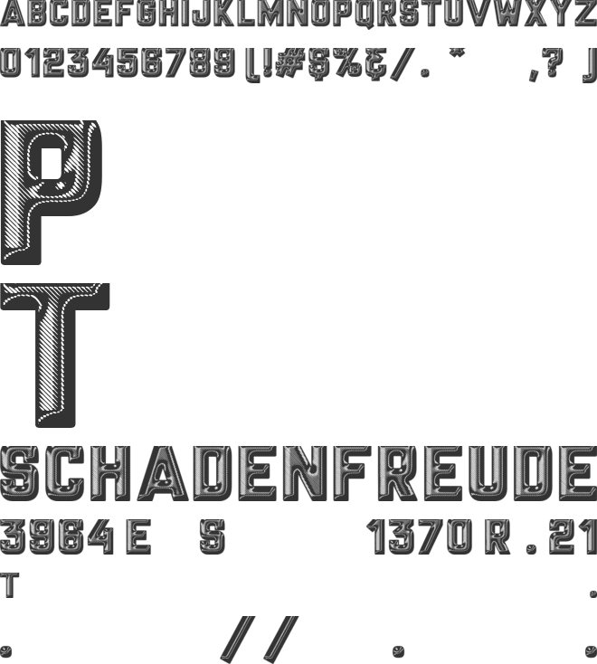 Silver Medal font preview