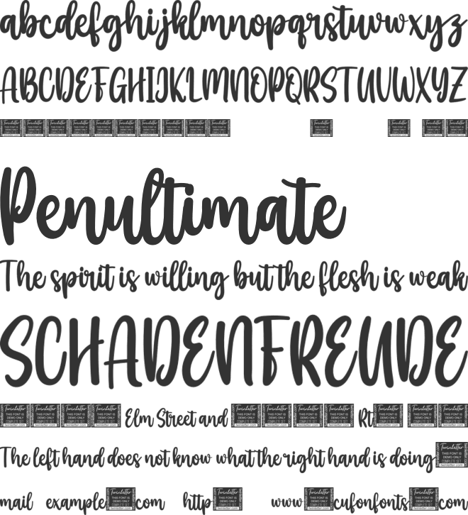 Ramesty font preview