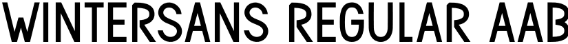 Wintersans Regular font