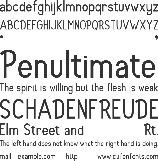 Rolhausen font preview