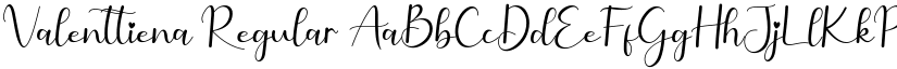 Valenttiena Regular font