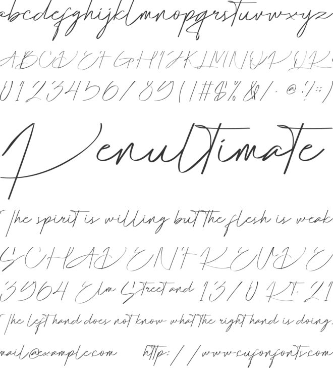 Lanterosy font preview