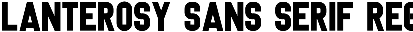 Lanterosy Sans Serif Regular font
