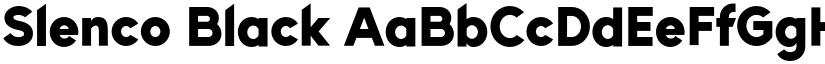 Slenco Black font