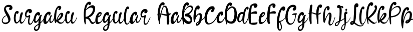 Surgaku font download