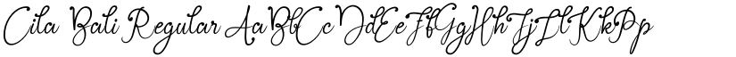 Cila Bali Regular font