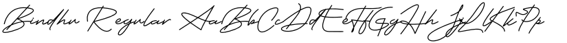 Bindhu Regular font