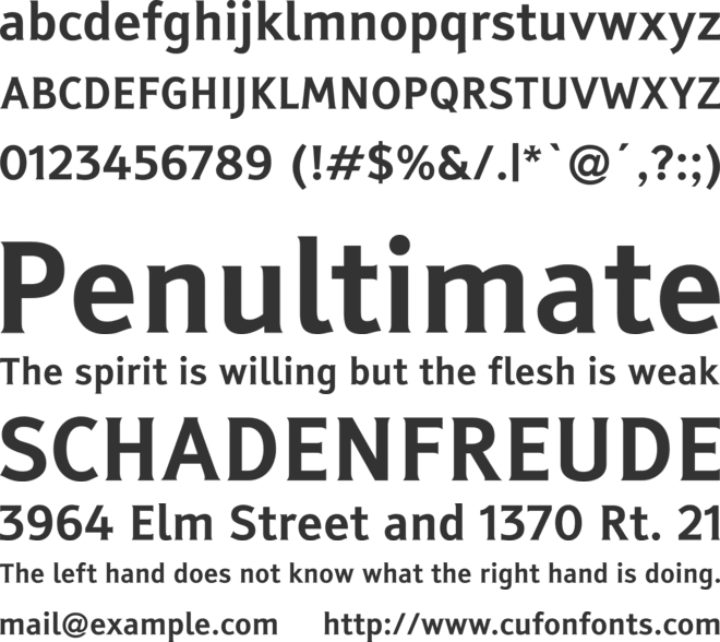 Tiresias LPfont font preview