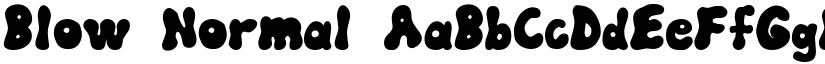 Blow Normal font